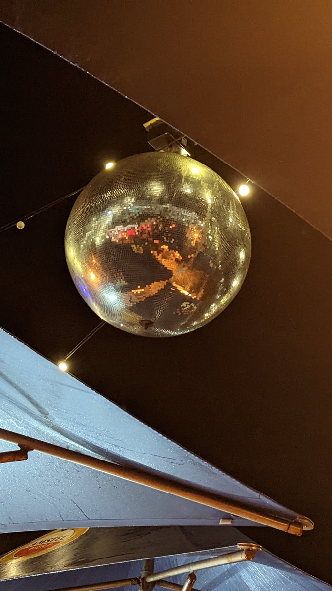 Found the disco ball at OhSo! #ffconf