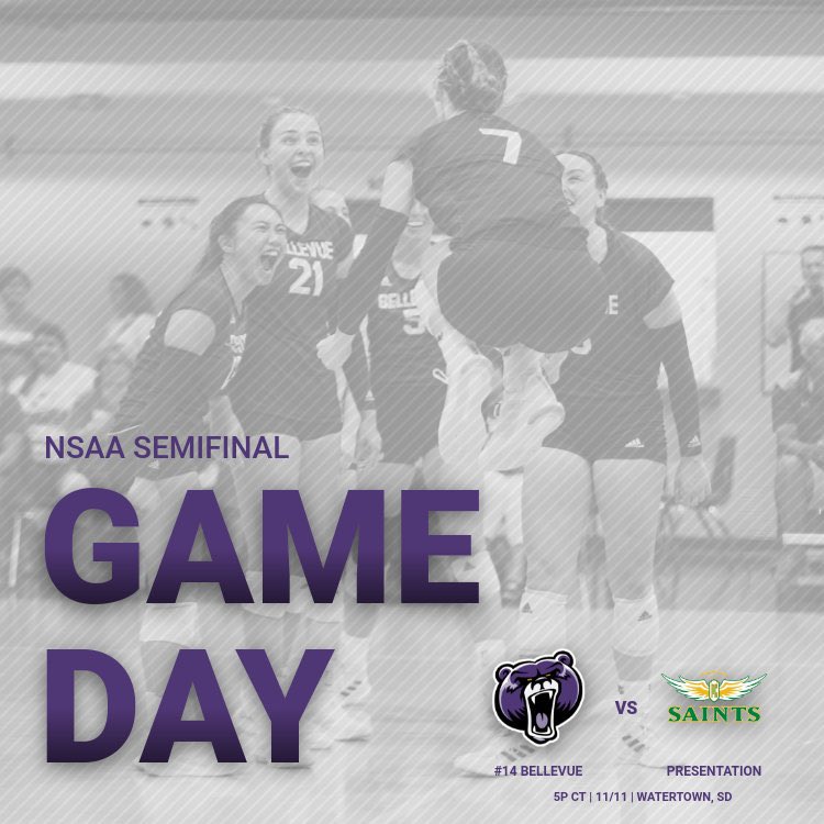 Postseason play is HERE!

Bellevue faces 6th-seeded Presentation tonight in the semifinals of the North Star conference tournament. 💜