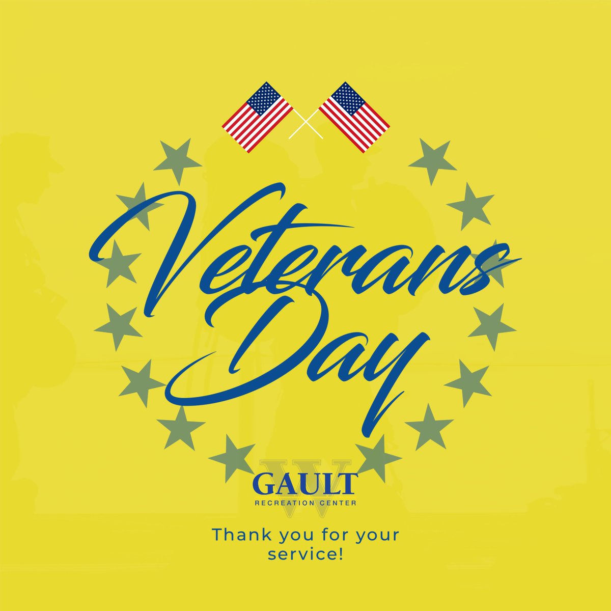 gault_reccenter's tweet photo. Thank you to all our veterans https://t.co/kxKSVufJmq