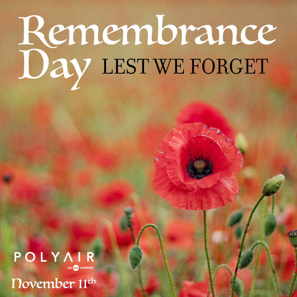 PolyairPro's tweet image. Polyair would like to take time to remember all the men and woman who were lost in the armed forces. You will not be forgotten!

#canada #remembranceday