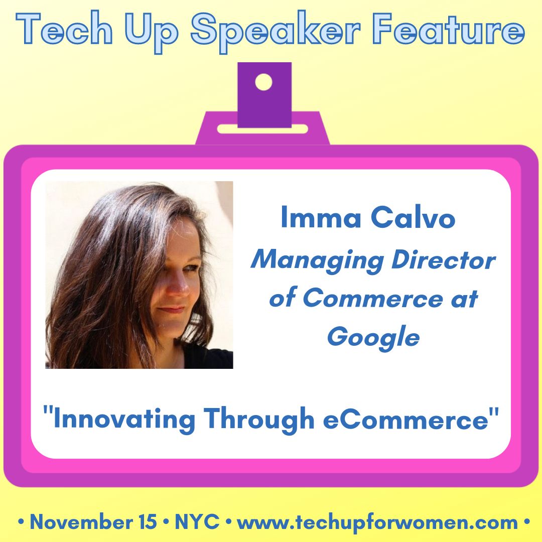 ImmaC276's tweet photo. Join me at #TechUpForWomenConference next week in NYC where I'll be moderating a discussion with @EsteeLauder’s Sowmya Gottipati &amp; Alyssa Echanique on #innovating in #ecommerce.

RSVP Here: https://t.co/wSDN9cxCGx

#techup #techupforwomen #leadership #networking https://t.co/RcXdcmXUBZ