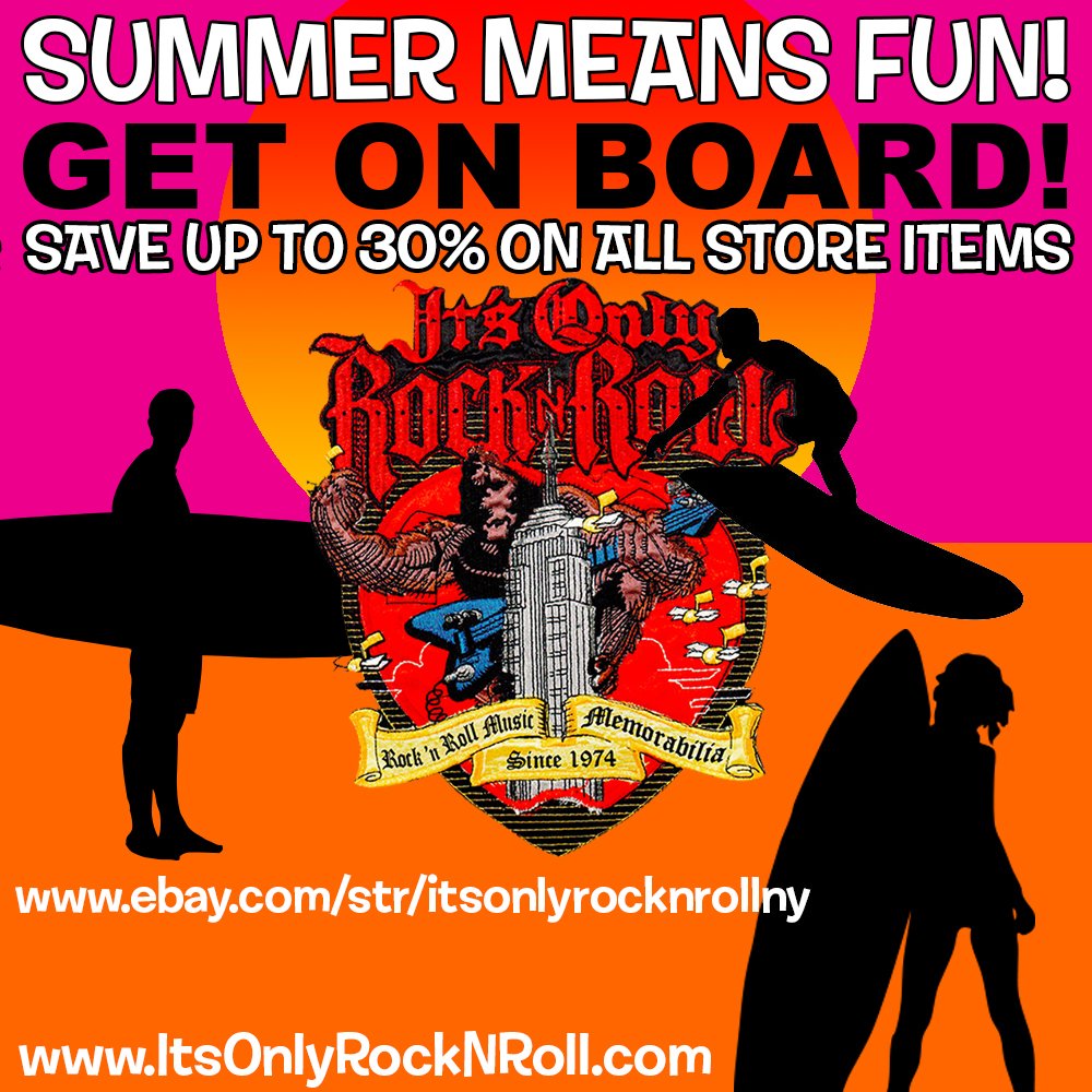 OnlyRockNRollNY's tweet photo. IT'S ONLY ROCK N ROLL - BIGGEST eBAY SALE EVER! 33% OFF!!
https://t.co/WN3PVEAW0p
#rockrecords #rockposters #rockbooks #sportcards #beatles #rollingstones #petermax #originalart https://t.co/7Uuk8E03Ny