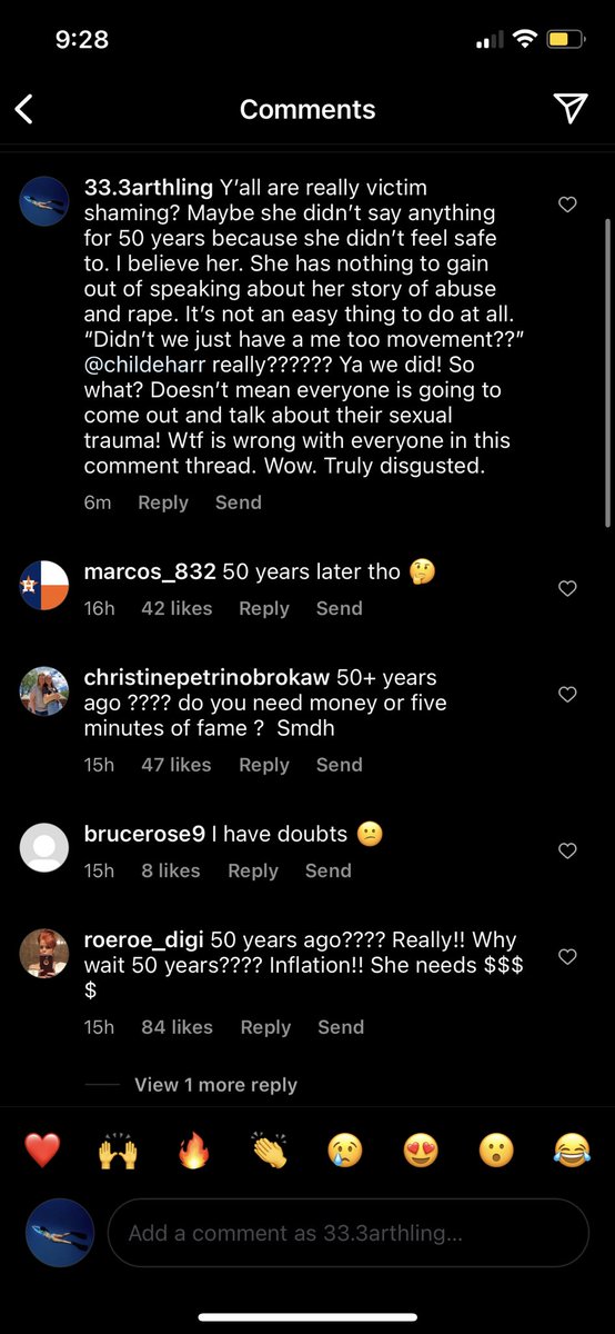 rad3arthling's tweet photo. Truly disgusted at the comment thread under @nypost about #warrenbeatty being accused of raping Kristina Hirsch when she was 14 yrs old. Y’all wanna know why she never said anything? 
2 words: Hollywood Elites. https://t.co/RWVdAYRBNX