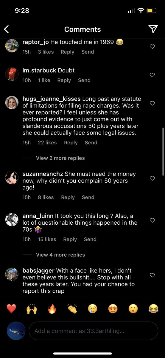 rad3arthling's tweet photo. Truly disgusted at the comment thread under @nypost about #warrenbeatty being accused of raping Kristina Hirsch when she was 14 yrs old. Y’all wanna know why she never said anything? 
2 words: Hollywood Elites. https://t.co/RWVdAYRBNX