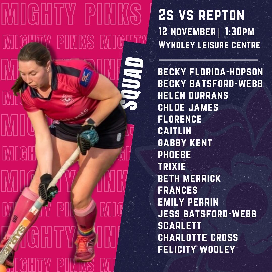 ‼️SUPER SATURDAY‼️

Two bumper fixtures at Wyndley tomorrow! Get down from 12pm to cheer both squads on!

💗💙