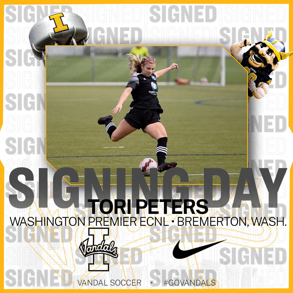 What is better than having one Peters on your team? How about two? We are thrilled to welcome Tori Peters, sister of current Vandal Alyssa Peters to the family. 

#GoVandals