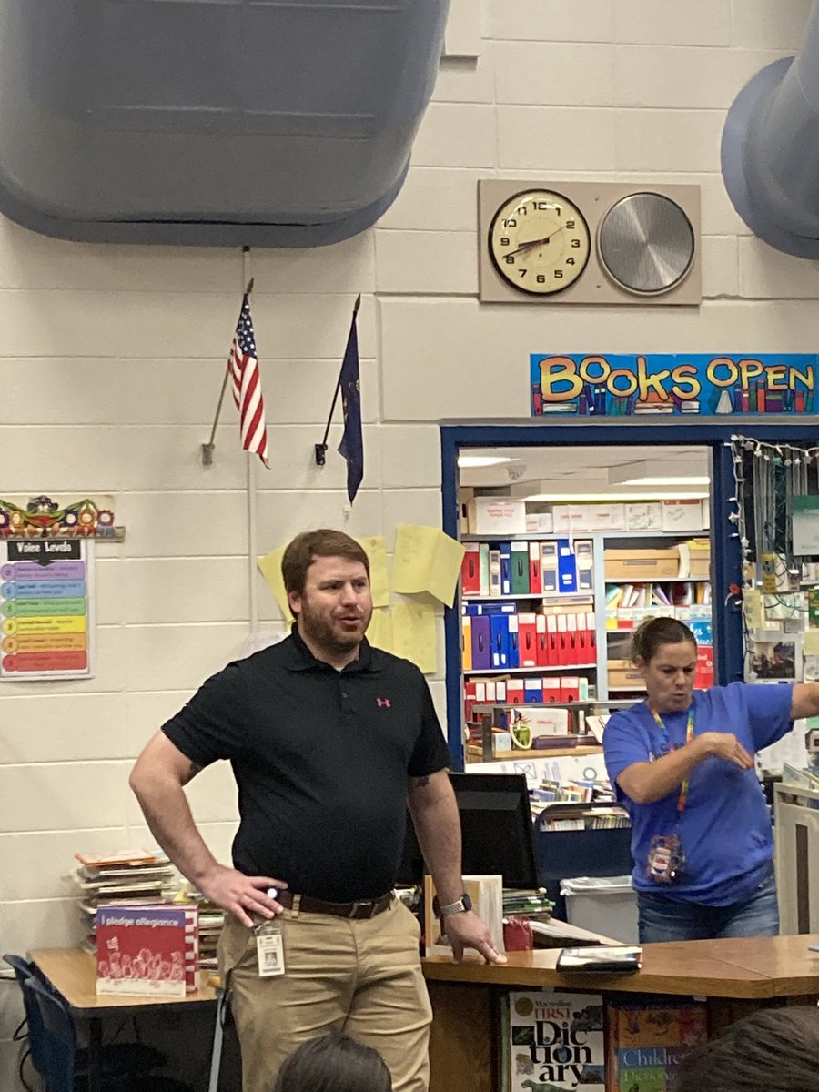 VO 4th grade recognizing our favorite Veteran Mr Neeb.