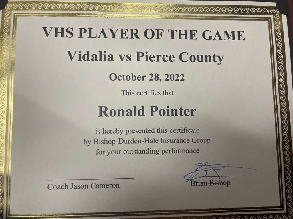 Second time this football season!! 🙌🏾 <a href="/VidaliaAthleti1/">@VidaliaAthletics</a> <a href="/Vidalia_ingle/">Coach</a> <a href="/10ctb/">Coach Travis Blewett</a> <a href="/_CoachThacker/">Coach Andrew Thacker ⁸</a> <a href="/247recruiting/">247Sports Recruiting</a> <a href="/GeorgiaTechFB/">Georgia Tech Football</a> <a href="/GTFootball/">Georgia Tech Football</a> <a href="/RecruitGeorgia/">Recruit Georgia</a>