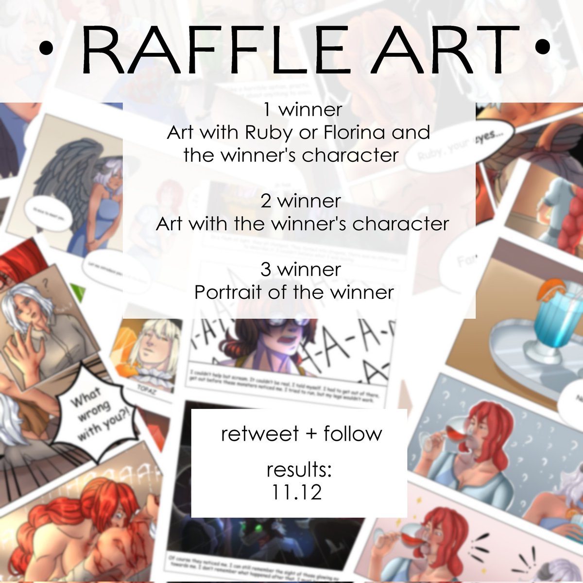 theabnormals19's tweet photo. Free raffle time. Want to see your OC as an Abnormal?
 @ulyri_ Is generously offering 3 winners a free art commission.

Open to current and new followers.

Follow, like, retweet to enter.

Raffle drawn on December 11th

Good luck! https://t.co/rvDdVO2mur
