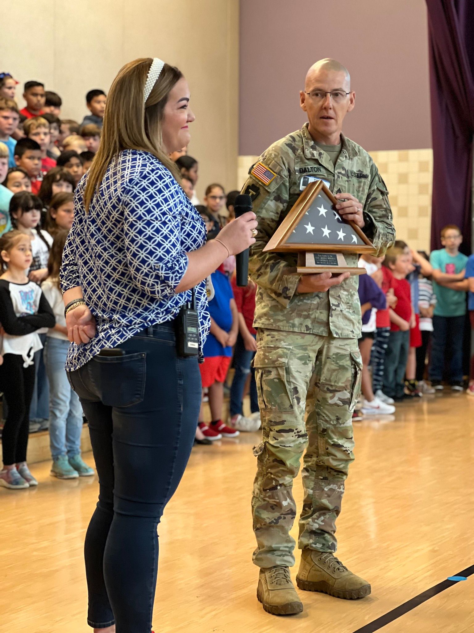 Marble Falls ISD on Twitter "Colt honored our veterans this morning