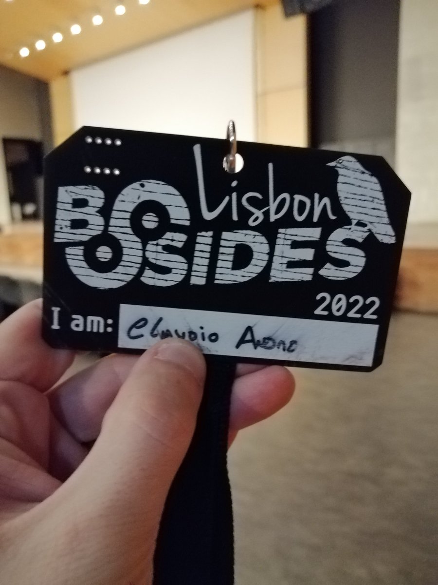 It's a wrap. Hope everyone really enjoyed <a href="/Bsideslisbon/">BSidesLisbon</a>.