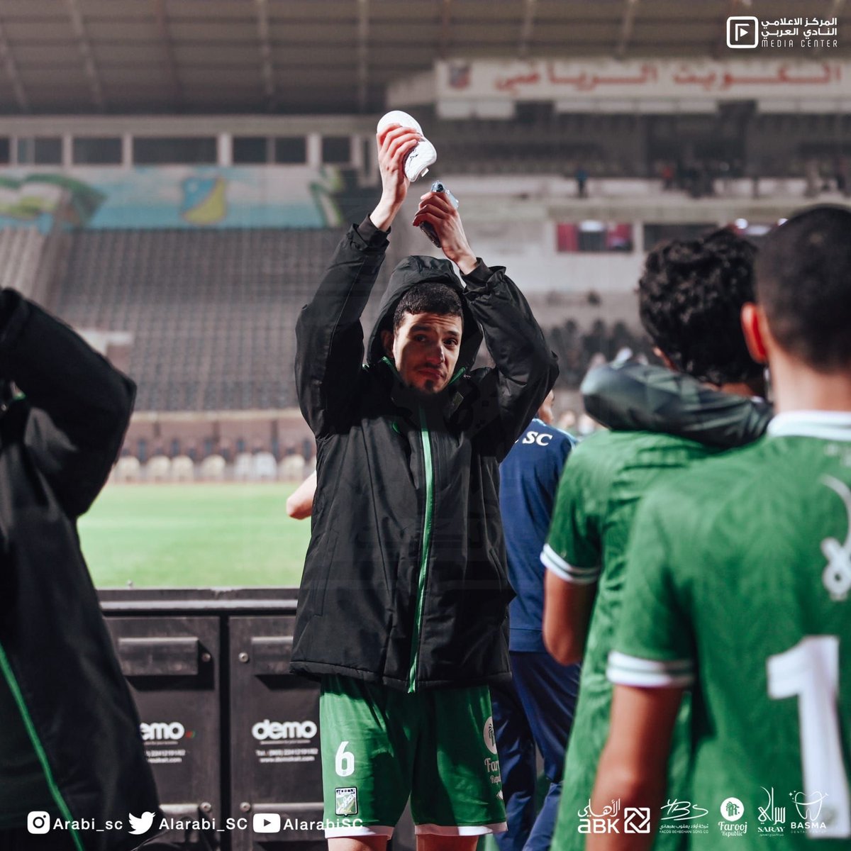 اللهم لك الحمد والشكر
أجمل ختام للقسم الأول
اشكر اخواني اللاعبين الابطال
شكرا للجهازين الفني والإداري

الشكر الكبير لجمهور الزعيم كنتم في الموعد فستحقيتم هذه الفرحه 💚

والقادم بإذن الله أجمل..