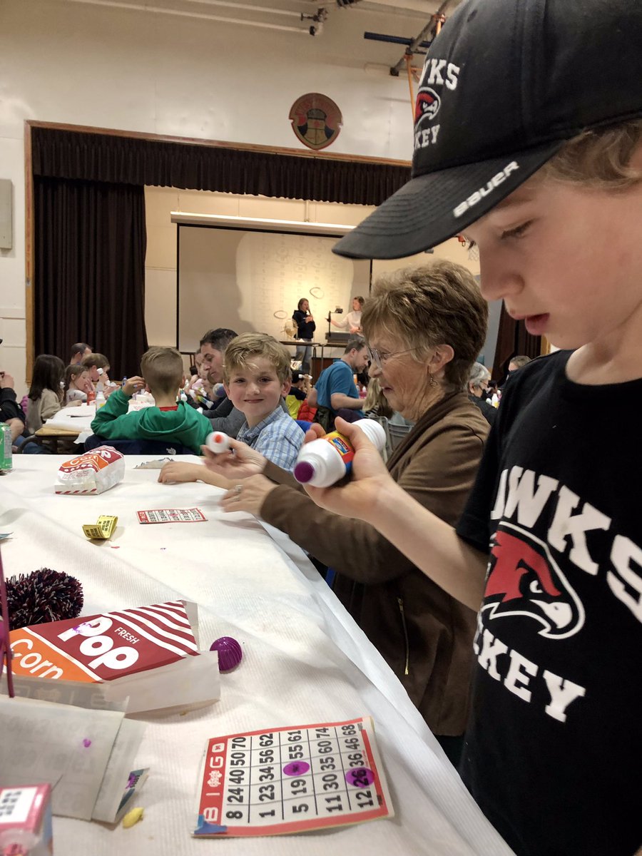 Great night @WmountElem Family Bingo!