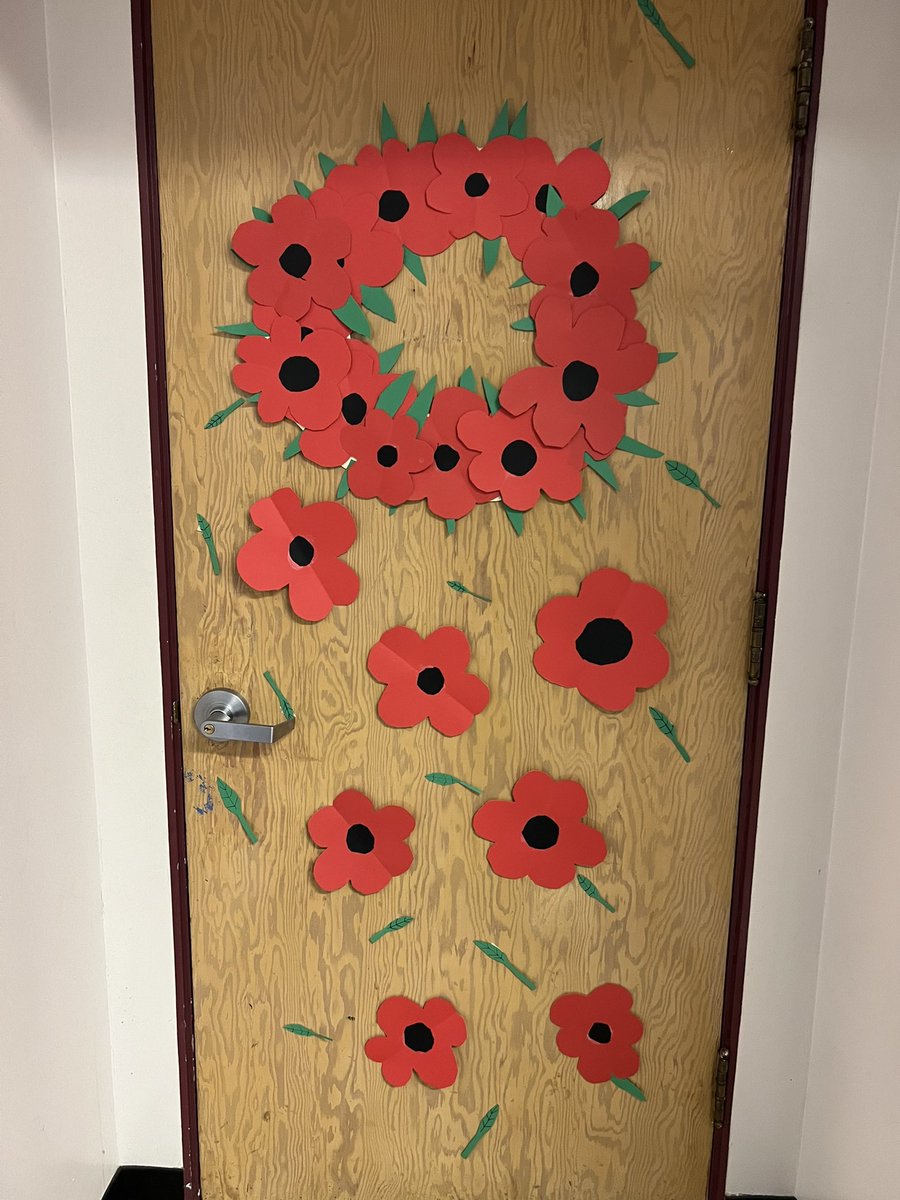 Students engaged in meaningful discussions about Remembrance Day and peace. #LestWeForget #WeWillRemember