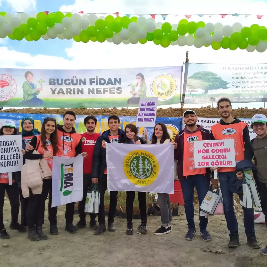 Geleceğe nefes ol sloganlı etkinliğini, iştirak kurduğumuz İstanbul Üniversitesi Genç Tema Kulübü ile gerçekleştirdik. Genç Tema Kulübüne bu anlamlı güne bizi de müşterek kulüp olarak davet ettiği için teşekkür eder, iştirakin ilerleyen etkinliklerde devam edeceğini müjdeleriz.