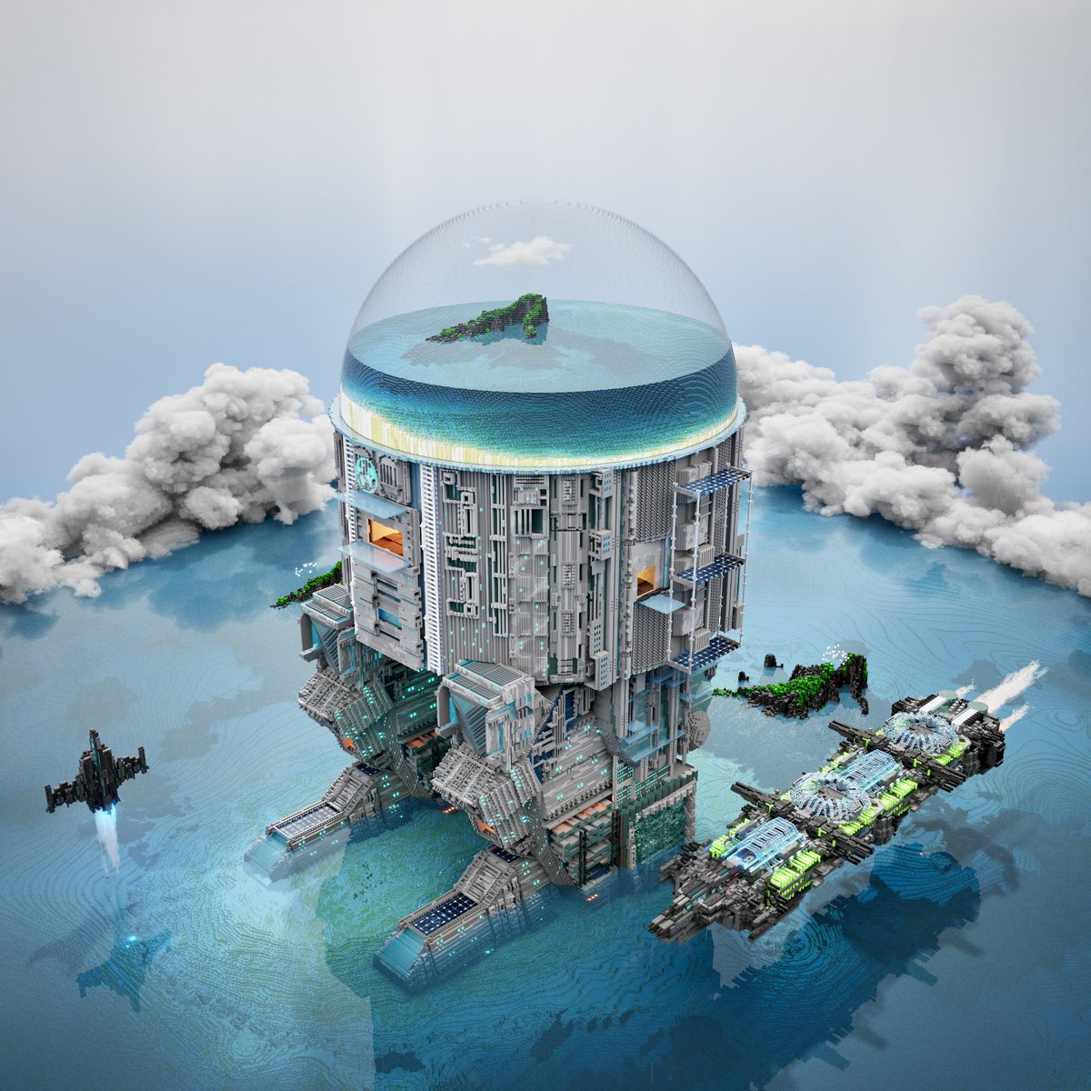 Second round of arcologies will be dropping shortly to all Cryptallic island holders!

 #airdrop #nftdrop #nfts