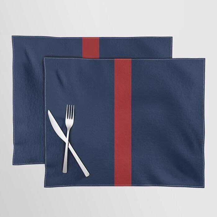 pulaskishepherd's tweet photo. “Navy Red” Placemats
#PulaskiShepherdCo
#pscsco
#NavyRed
#Placemats
#society6
https://t.co/dN0BhhzmJ8 https://t.co/SG2s8j5kIo