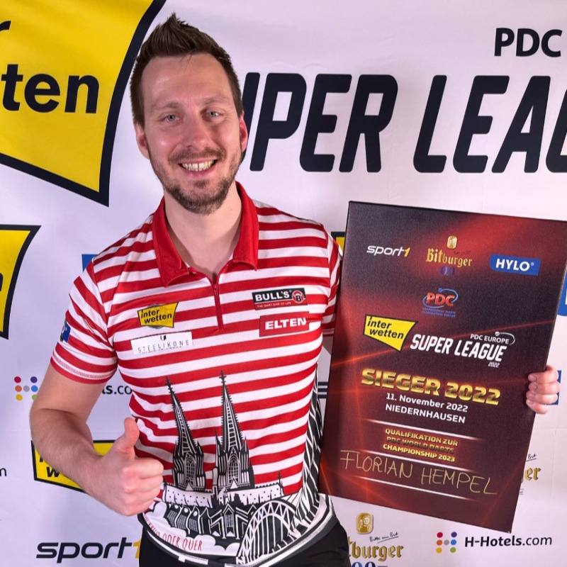 PDC Darts on Twitter "Florian Hempel secured his spot at the 2022/23