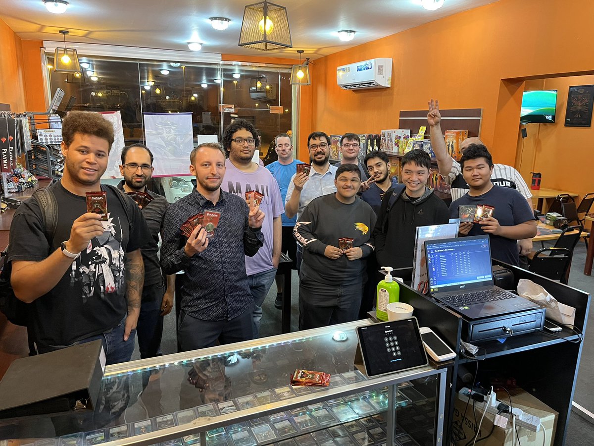 Howayte's tweet image. Thanks to Amazing #MagicTheGathering community that joined the Prerelease for #MTGBRO 🔥