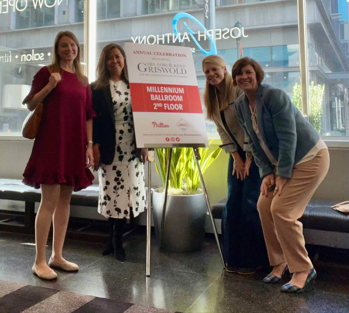 GriswoldCares's tweet photo. Yesterday we had the honor of joining Kent and Lori Griswold at The ALS Association Greater Philadelphia Chapter's Annual Celebration, where they were honored for their continued service and dedication to the organization's mission. Thrilled to be part of such a special day! https://t.co/1MAfMwCgsJ