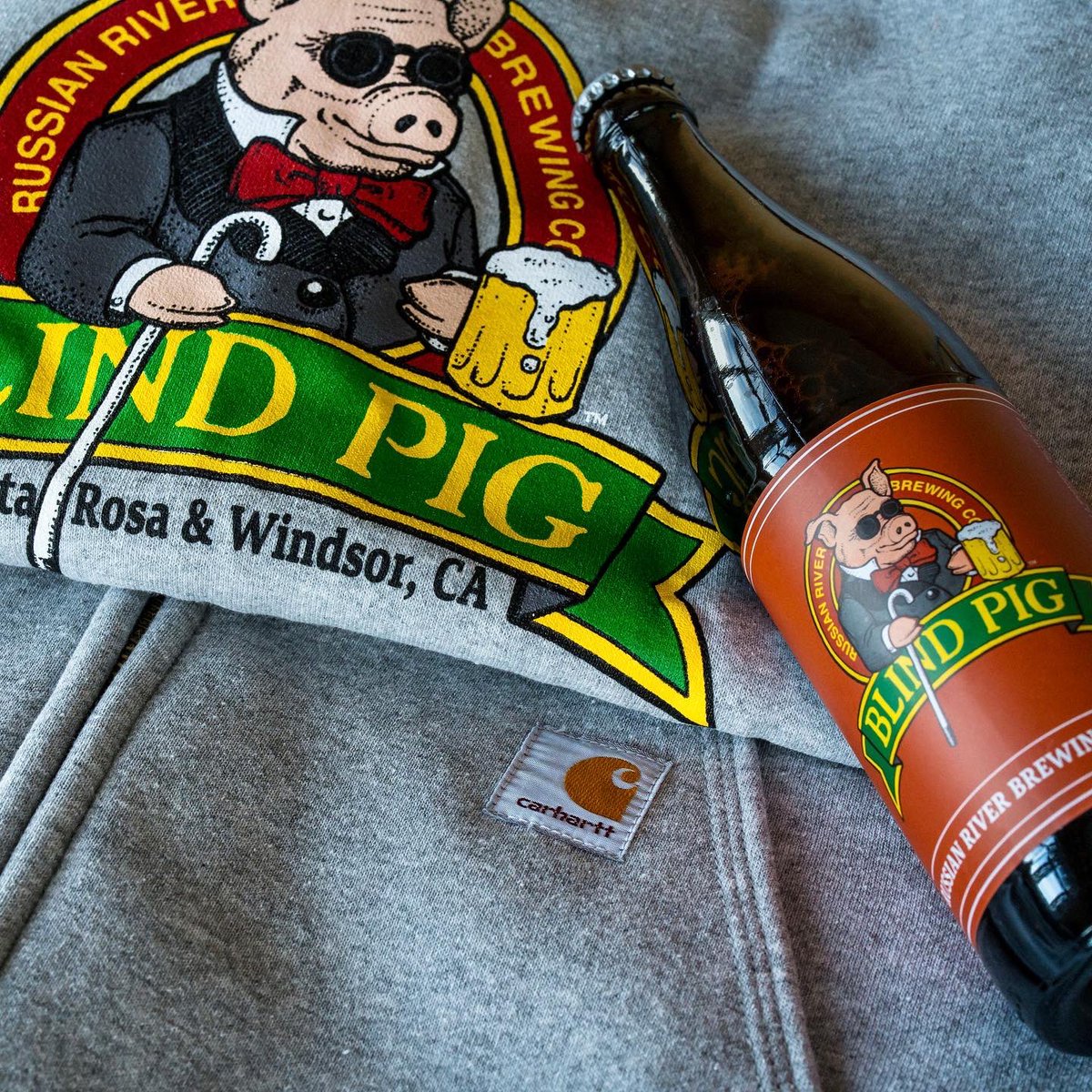 CARHARTT® BLIND PIG ZIP-UP HOODED SWEATSHIRT NOW AVAILABLE ONLINE AND AT BOTH PUBS! 

shop.russianriverbrewing.com/collections/ou…