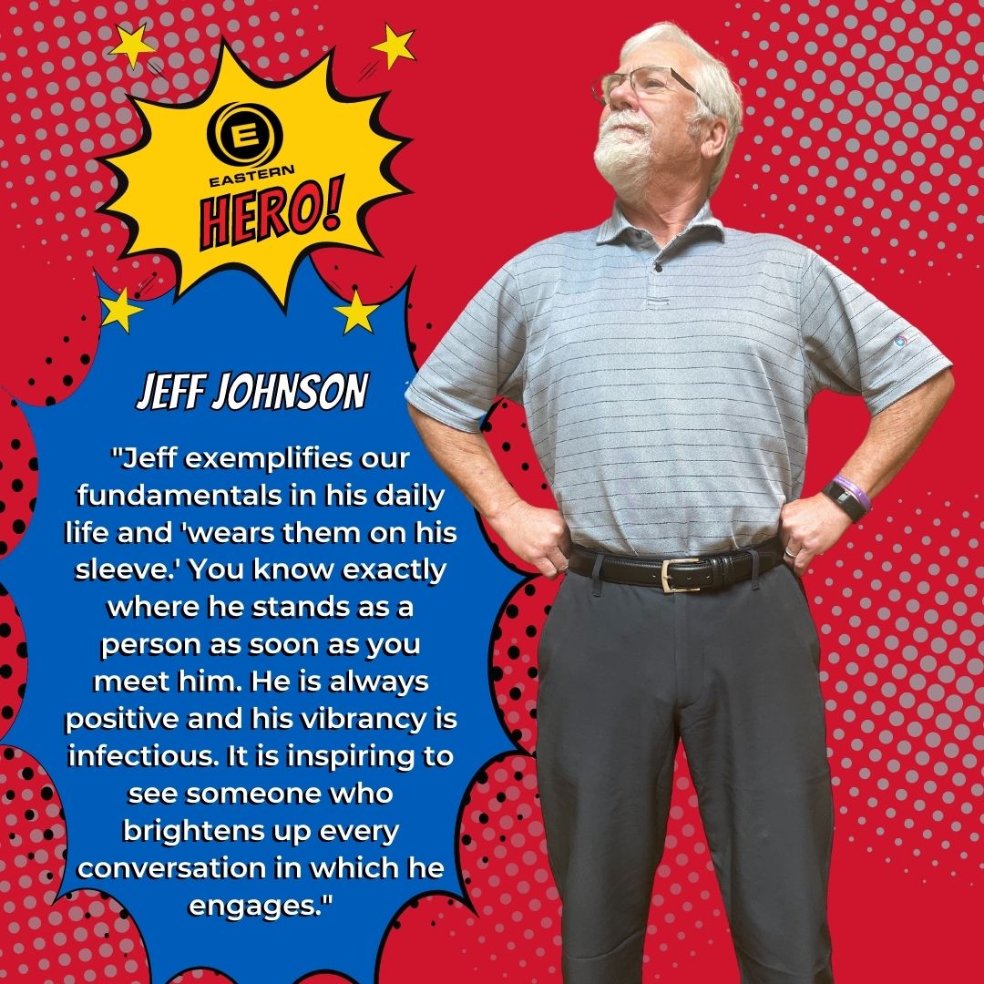 ThePowerTech's tweet image. Jeff Johnson is the latest Eastern Hero. Jeff serves as the Branch Operations Manager at Eastern Power Technologies, where his peers consider him a leader and hero. #easternheroes #easternfirst #easterncares #hero #powertech #pvf