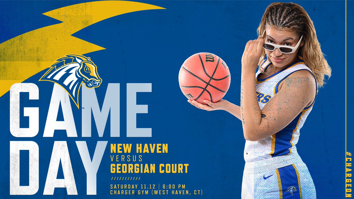 UNewHavenWBB's tweet photo. This is the day we've been waiting for all preseason ... Opening night is here and we are ready to go hosting Georgian Court #ChargeOn 

🗓 Saturday, Nov 12
🆚 Georgian Court
🕛 6:00 PM 
📍 West Haven, CT
🏟 Charger Gym
📺 https://t.co/KFurBwOARm
📈 https://t.co/Zn6AmXLgqZ https://t.co/XUqQAPMES7