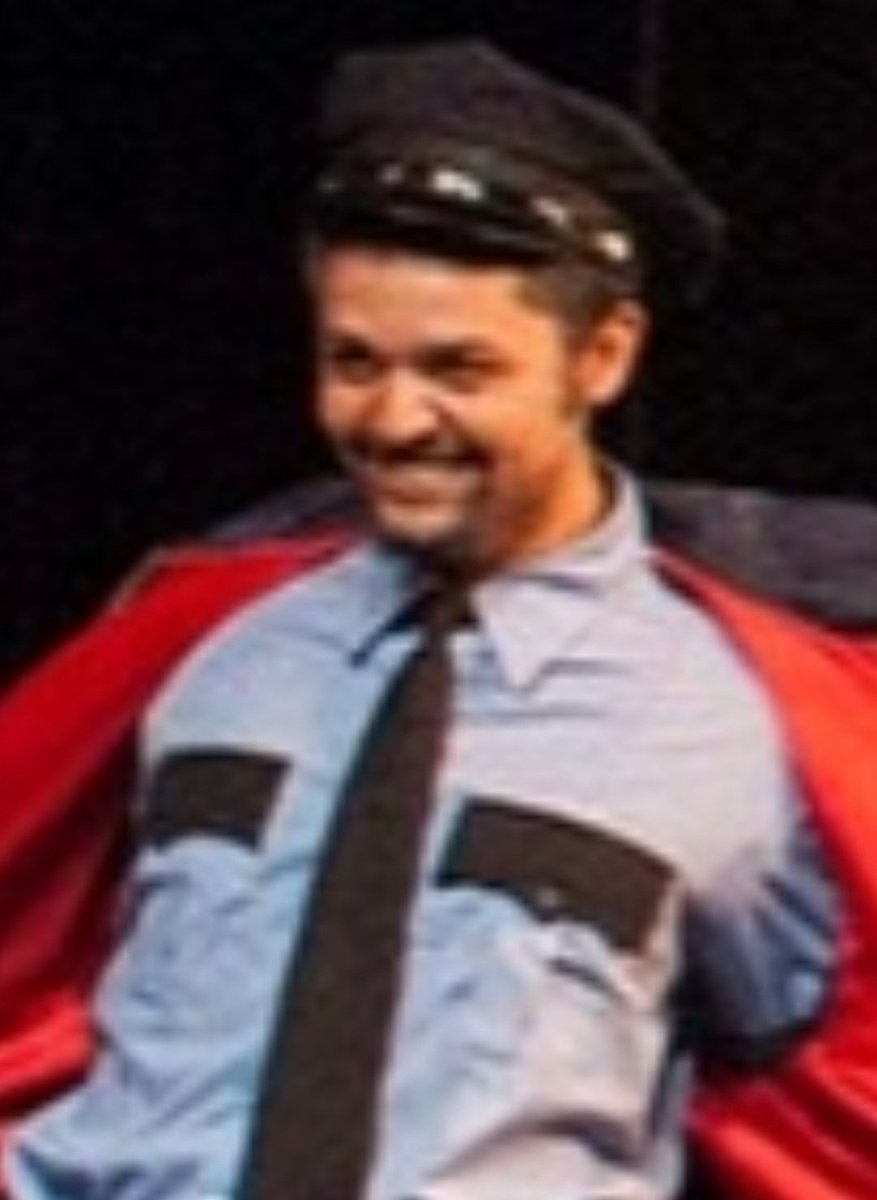 ChrisOCowUh's tweet photo. My alma mater announced they're terminating the BFA Musical Theatre program with an image of me stripping in The Full Monty and I can't imagine anything more symbolic https://t.co/jt3YSgHeDw