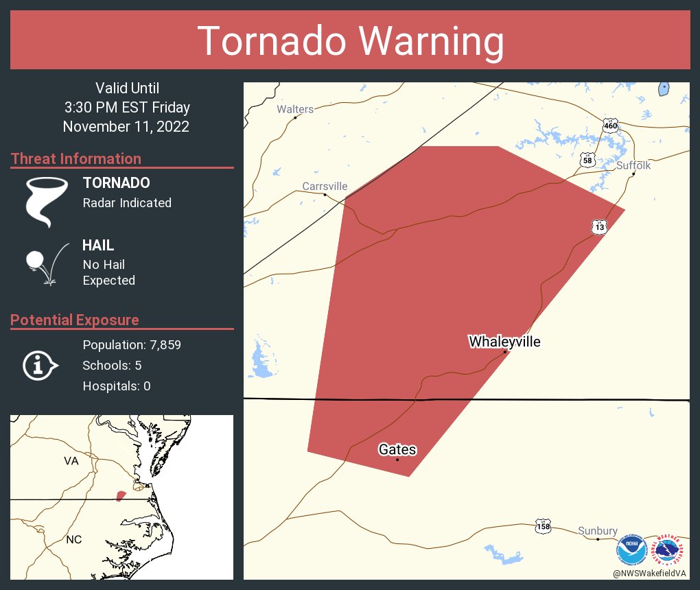 NWS Tornado on Twitter "Tornado Warning including Gates NC and