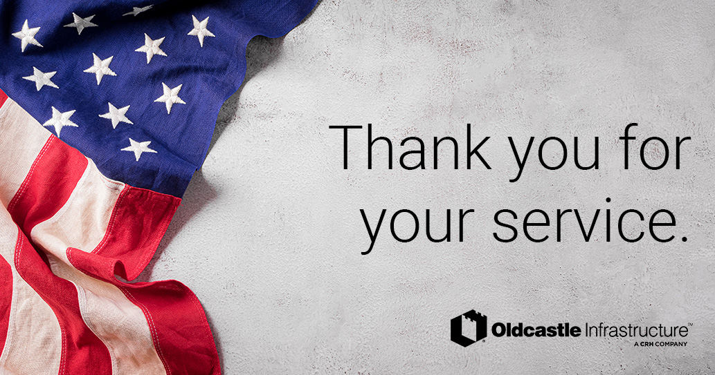 Oldcastle Infrastructure (@oldcastleinfra) on Twitter photo Thank you to all our military veterans who have served our country. Today and every day we honor your bravery. #VeteransDay2022 Thank you to all our military veterans who have served our country. Today and every day we honor your bravery. #VeteransDay2022