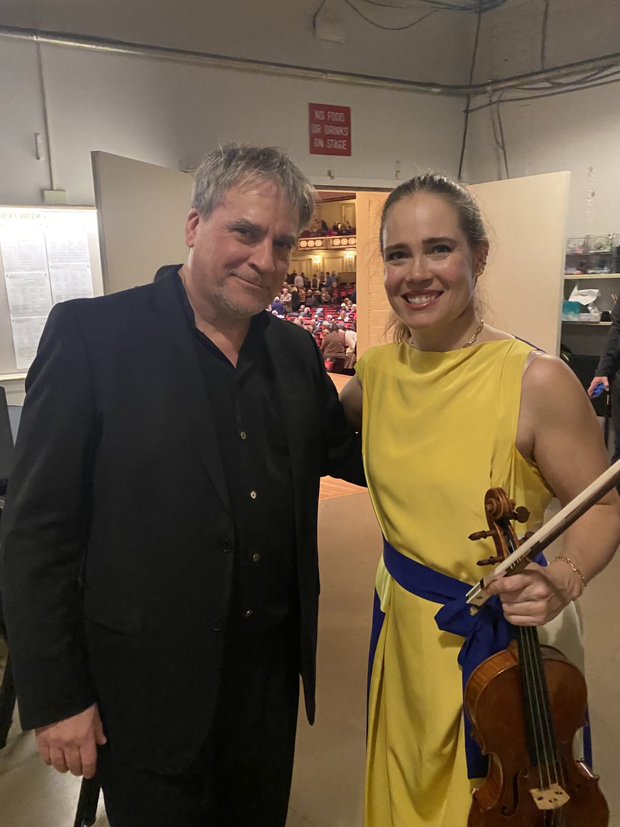 slso's tweet photo. Bravi to conductor @johnstorgards, violinist Leila Josefowicz, and your SLSO for a tremendous U.S. premiere of Helen Grime's Violin Concerto!

There's one more chance to see it performed by your SLSO live, Saturday at 8:00pm! https://t.co/GQsrny5LFN