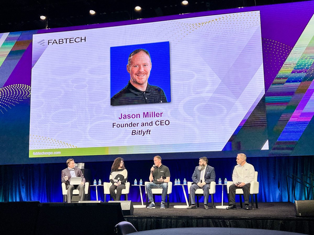 BitLyft's tweet image. BitLyft had a great time presenting on the #cybersecurity panel at #FABTECH2020 yesterday. We got to take the stage with other industry experts to share the latest security trends for those working in the fabricating, welding and finishing fields.
