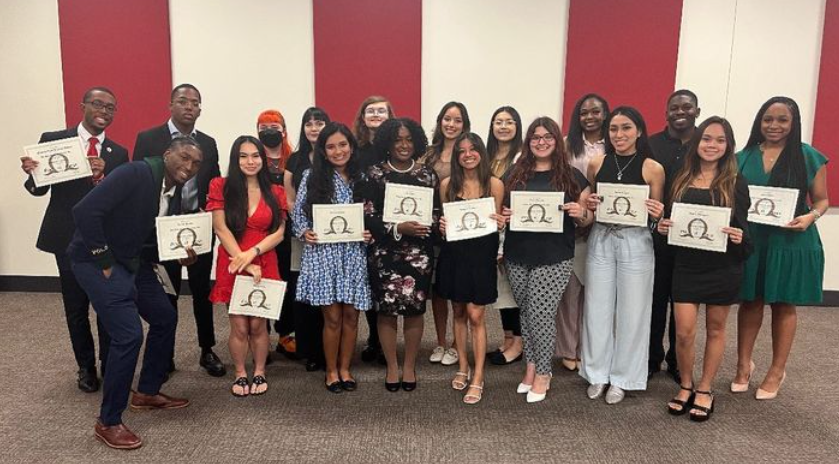 CFSL hosted our semesterly Order of Omega induction Ceremony where 27 new members were initiated. This is the largest new member class that we have ever had! Welcome to the Greek Honor Society and Congratulations again!