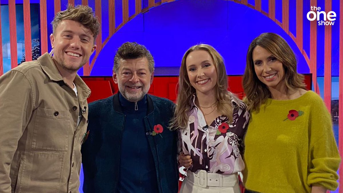 A wonderful, heart-felt way to end the week! 💛

Thanks to our guests @RoseAylingEllis, <a href="/andyserkis/">Andy Serkis</a> and to <a href="/thehistoryguy/">Dan Snow</a> and our inspirational #SurpriseSquad! 🙌

Have a lovely weekend everyone and we'll be back on Monday! 🍿

Watch #TheOneShow 👉 bbc.in/3hC6sil