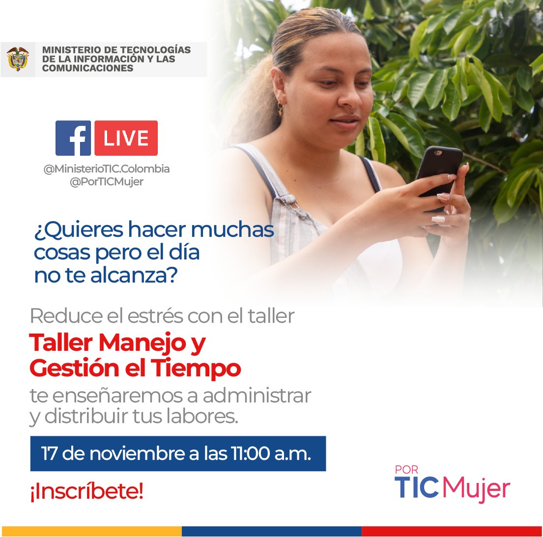 CiuDigital's tweet photo. ⏱️🗓️👩🏽‍🦱 Desarrolla tu capacidad para tomar mejores decisiones ¿Cómo? a través del manejo y gestión del tiempo y este 17 de noviembre @AngelaLosadaV te enseña a conectar con las TIC en un nuevo taller hecho @PorTICMujer ✍🏻 https://t.co/t3PcIy0Mcl  #DueñasDelTiempo https://t.co/yBa2cEGDRG
