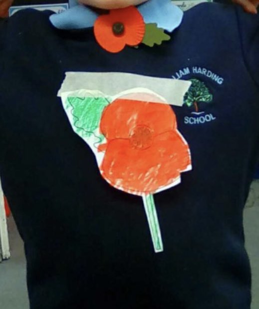 WHSyearr's tweet photo. The children took part in Remembrance Day today by creating different types of poppies! They were also very sensible and respectful for the 2 minutes silence. Great work, well done! #RemembranceDay https://t.co/OSKcnG9eLx