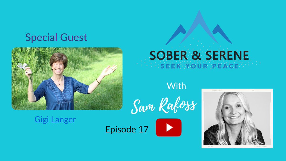 soberandserene's tweet photo. Episode 17 @samrafoss is joined by @gigi_langer, PhD., author, speaker and sober for over 30 years.
https://t.co/pa6b7yZp3B via @YouTube
#sobriety #recovery #worrylessnow #RecoveryPosse https://t.co/AwTUQkNBYa