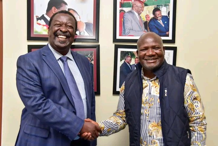 NATIONALISM

Today,  Prime Cabinet Secretary  H.E  Musalia Mudavadi engaged the Kakamega Governor H.E. Fernandes Barasa on matters of development and how best the two levels of government can engage for the benefit of the great people of Kakamega.