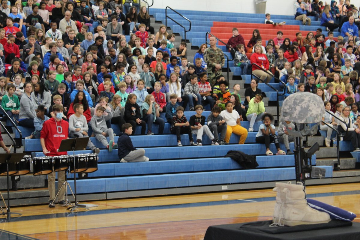 The #springfieldstrong JROTC Cadets, Choir &amp; Band deserve an A+ for efforts to coordinate 2 impressive programs to honor Veterans.  The reverence shown by students in grades 4-12 was also impressive!  Our eyes leaked and our hearts swelled!! Freedom isn't free, but praise is!