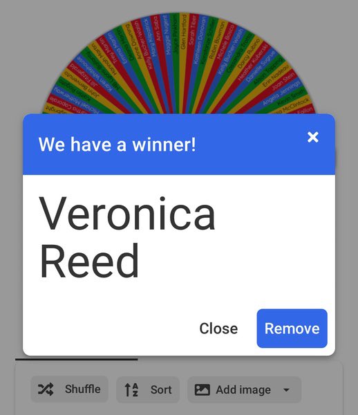 NAHSClassof2023's tweet photo. Congratulations Veronica for being today’s raffle winner! https://t.co/BqKE2kczSx