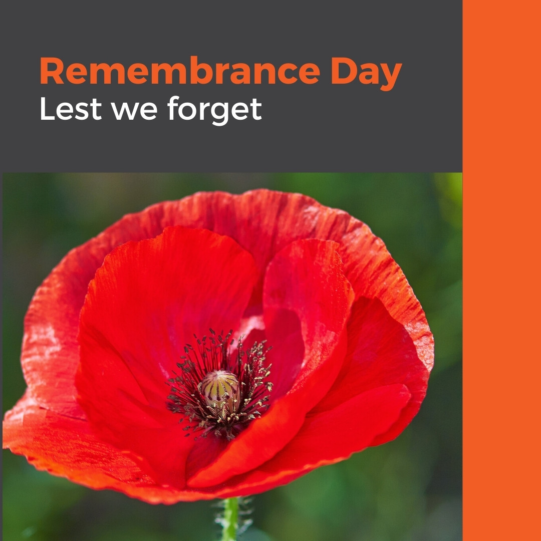 Today we remember those who have served, the impact on their families, and the sacrifices they made. Please take a moment to honor our veterans.

Lest we forget.