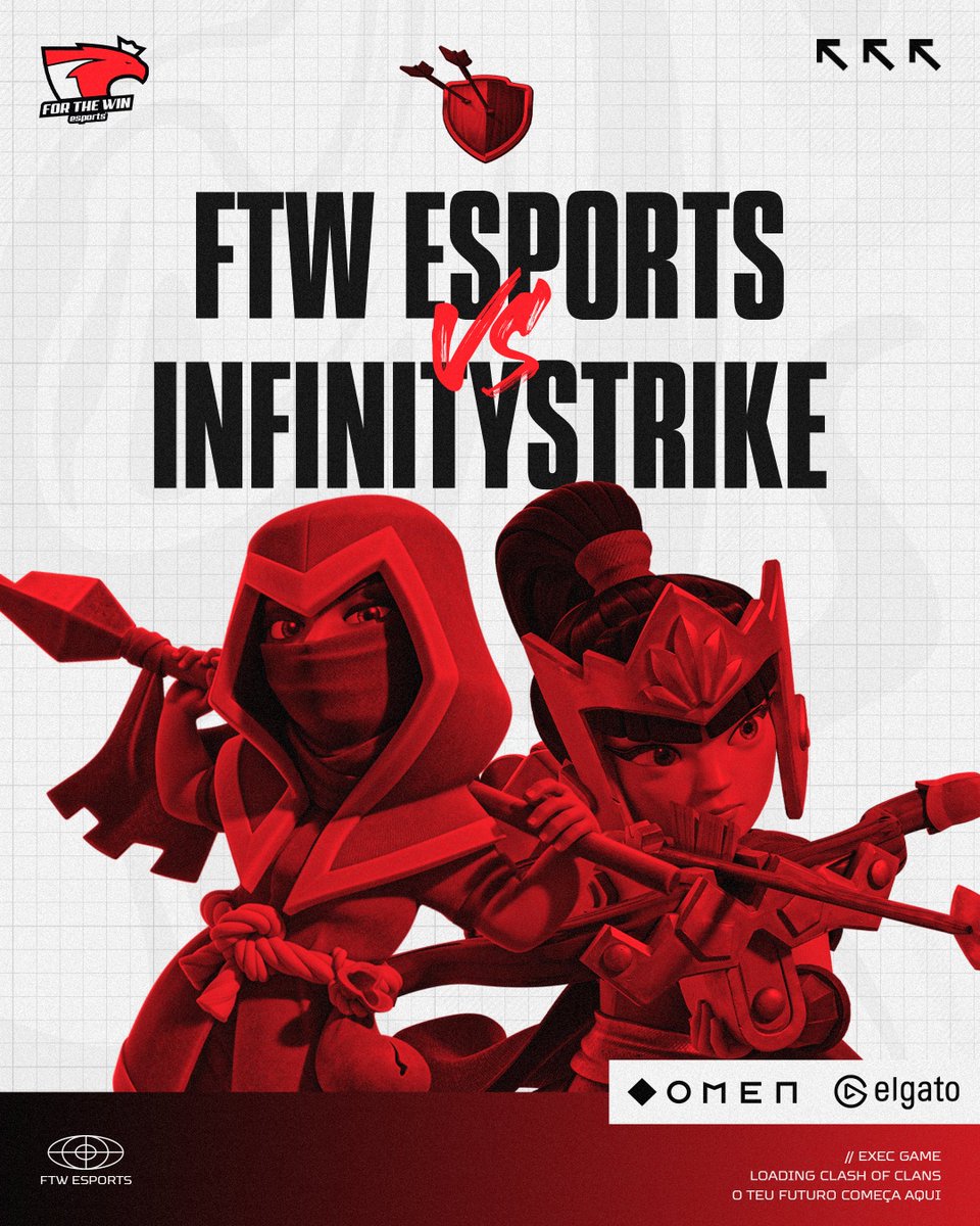 FTW | For The Win Esports (@ftwesports) on Twitter photo A nossa equipa de <a href="/ClashofClans/">Clash of Clans</a> volta à Fantastic Fourteen para disputar uma nova ronda na fase de grupos da - <a href="/ECLClashofClans/">Elite Champions League</a>!🔥
🕘 21H
⚔️ Ronda 6
#ftwesports #ftwarmy #ftwcoc #OMENFTW #elgatoFTW A nossa equipa de <a href="/ClashofClans/">Clash of Clans</a> volta à Fantastic Fourteen para disputar uma nova ronda na fase de grupos da - <a href="/ECLClashofClans/">Elite Champions League</a>!🔥
🕘 21H
⚔️ Ronda 6
#ftwesports #ftwarmy #ftwcoc #OMENFTW #elgatoFTW