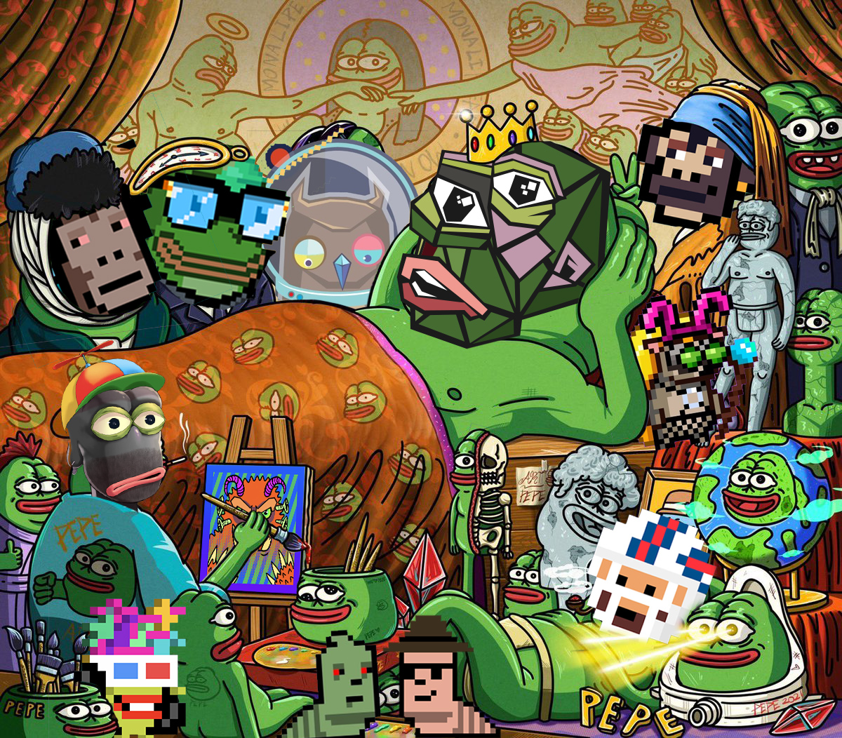 Pecasso | Fantasy | Transcendental (@oc_pecasso) on Twitter photo Left 24 hours to mint.
Appreciate the community's help.
Thanks for <a href="/Indelible_Labs/">Indelible Labs</a> <a href="/PhunkAPEorigins/">Phunk APE Origins</a> <a href="/proofofpepe/">Proof of Pepe (🐸, 🦉)</a> <a href="/PunkApe_YC/">PUNKAYC</a> <a href="/EthBirdsOnChain/">Ether Birds On-Chain | Ether BirdMan</a> <a href="/EdgehogsNFT/">Edgehogs</a> <a href="/NonFungibleL/">Non Fungible League</a> <a href="/basticplastic/">Bombastic Plastic</a> <a href="/larvalads/">Larva Lads</a> <a href="/RareApepeYC/">Rare Apepes (Old Account)</a> <a href="/PepitosNFT/">Pepitos</a> @OnChainKevinNFT
🏁Freemint Allowlist: Nov 12, 9PM EST🐸 Left 24 hours to mint.
Appreciate the community's help.
Thanks for <a href="/Indelible_Labs/">Indelible Labs</a> <a href="/PhunkAPEorigins/">Phunk APE Origins</a> <a href="/proofofpepe/">Proof of Pepe (🐸, 🦉)</a> <a href="/PunkApe_YC/">PUNKAYC</a> <a href="/EthBirdsOnChain/">Ether Birds On-Chain | Ether BirdMan</a> <a href="/EdgehogsNFT/">Edgehogs</a> <a href="/NonFungibleL/">Non Fungible League</a> <a href="/basticplastic/">Bombastic Plastic</a> <a href="/larvalads/">Larva Lads</a> <a href="/RareApepeYC/">Rare Apepes (Old Account)</a> <a href="/PepitosNFT/">Pepitos</a> @OnChainKevinNFT
🏁Freemint Allowlist: Nov 12, 9PM EST🐸
