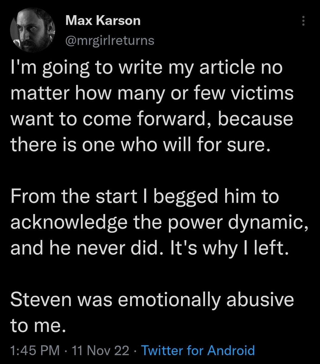 MrMolesterson's tweet photo. Who'd have thought that the guy who's only claim to fame was being an "ironic" pedophile would turn out to be an emotionally stunted sociopath? https://t.co/bSPSkFCVk8