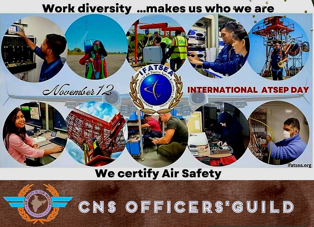 Today is the “International #ATSEP (#AirTraffic Safety Electronics Personnel) Day! Join us in thanking these crucially important #aviation professionals for their role in the continued operation of the global flight network.@AAI_Official @MoCA_GoI @icao @DGCAIndia @IFATSEA #AAI