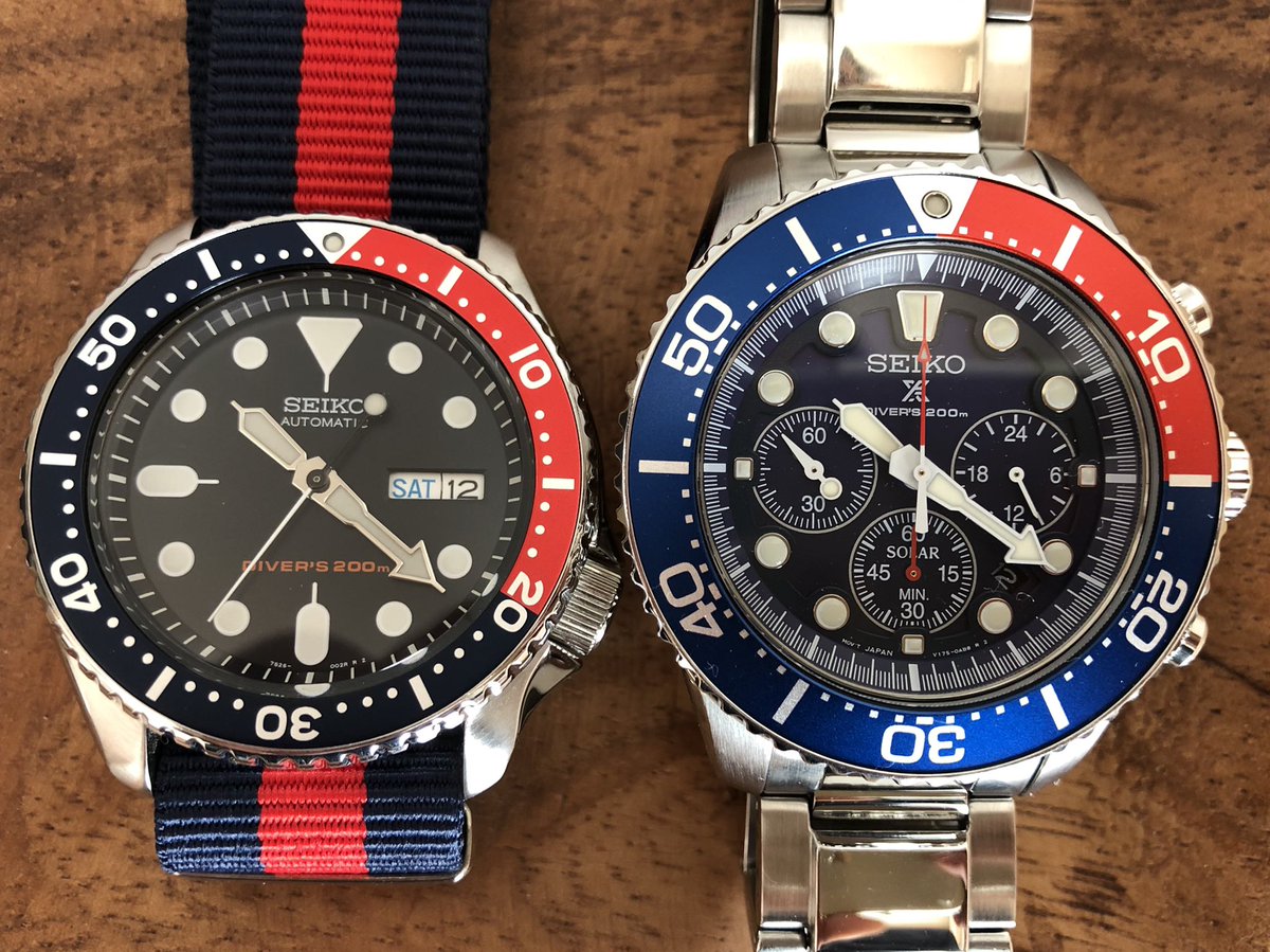 JI2MLI's tweet photo. 精度はソーラー、味はオートマチック
#seikoautomatic #seikodivers #seikosolar https://t.co/QxahT63sWt