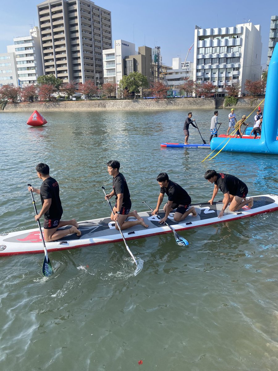 mazdaskyactivs's tweet photo. 本日ひろしま川まつりRiverDo!ドラゴンチームレースへ中本選手、大内兄弟、笹岡選手が出場します🔥 https://t.co/Q45Yu6SRF6