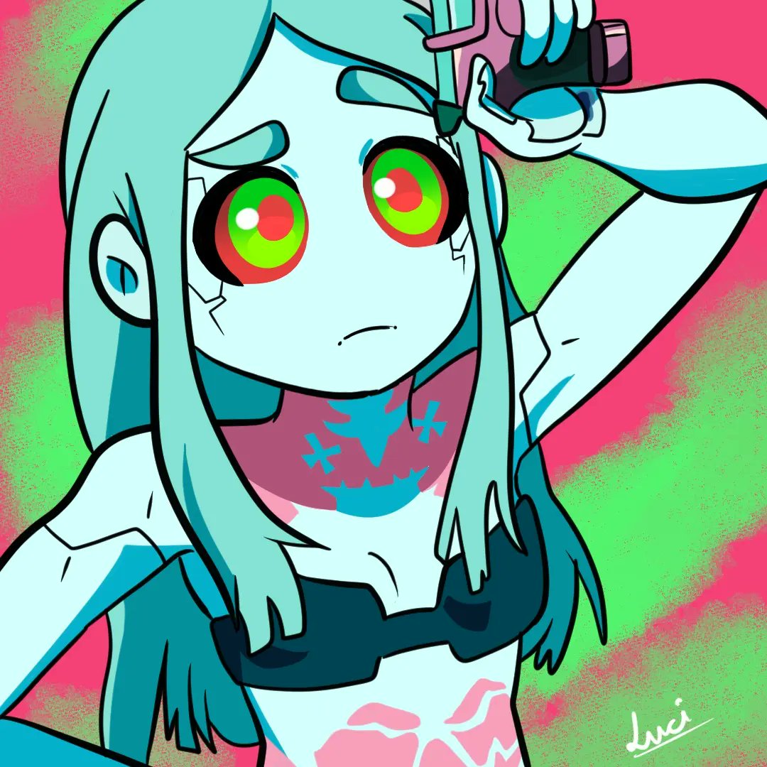 BuhoColors's tweet photo. #ciberpunk #serie #rebecaciberpunk #color #digitalart #fanart #Tablet #wacomart #clipstudiopaint https://t.co/kwEC8cPvbQ