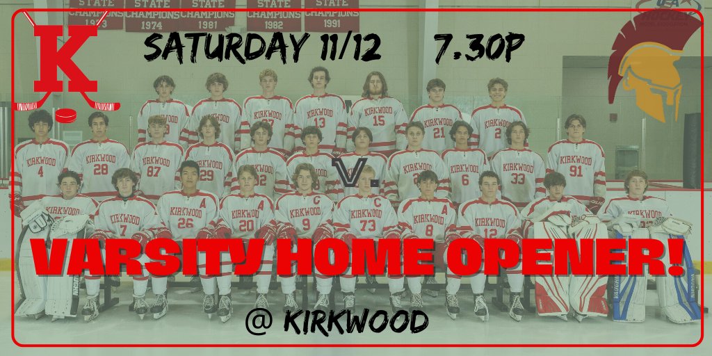 Saturday Night Home Opener Pioneer Varsity Hockey! 
Be There - Be Loud - Be Proud!