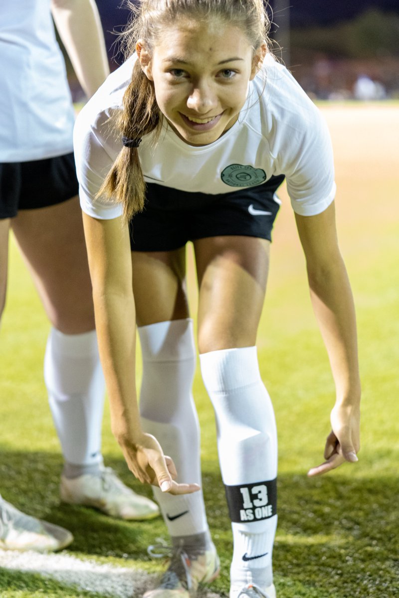 TexansECNL06's tweet photo. #13AsOne
Our @2025Abbi gets the start in the @ECNLgirls NSG game tonight and is wearing a special band in memory of one of our Texans sisters.
#thetexansway https://t.co/mvg3dUltTQ
